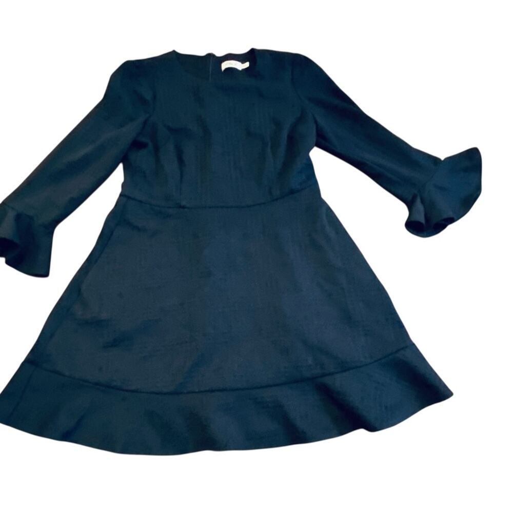 Eliza J Navy Blue Mini Dress with Flared Sleeves - Picture 3 of 7